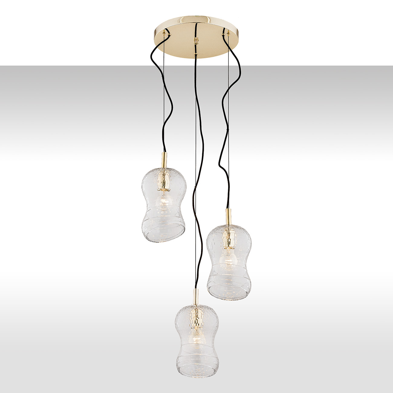 Lampa wisząca na okrągłej podsufitce CADIZ 1464 - Argon