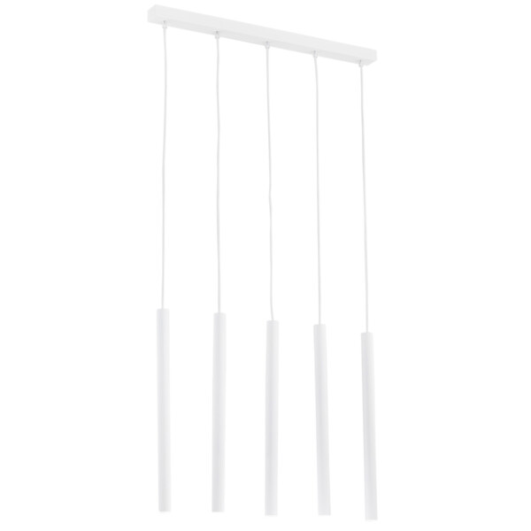 Lampa wisząca nowoczesna ETNA PLUS 2136 białe rurki - Argon