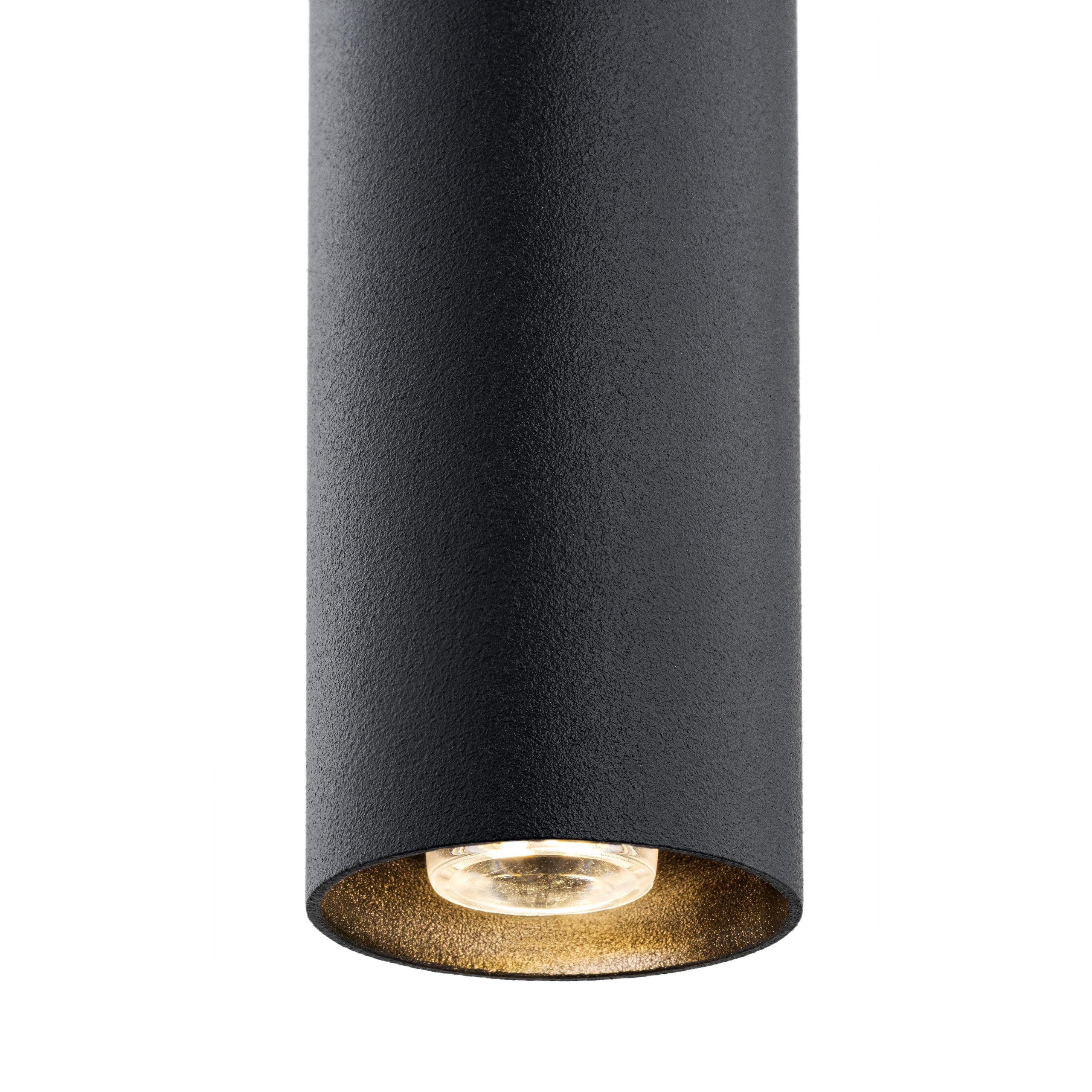 Lampa wisząca nowoczesna ETNA PLUS 8067 czarna rurka - Argon - obrazek 3