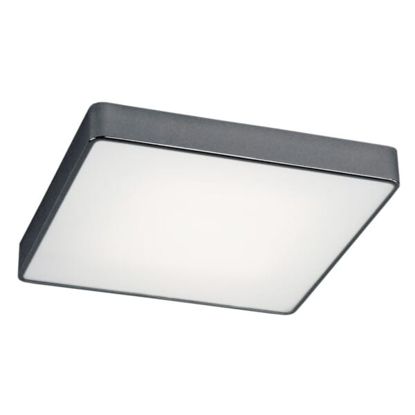 Plafon nowoczesny 2xE27 kwadratowy ONTARIO 653 szary - Argon