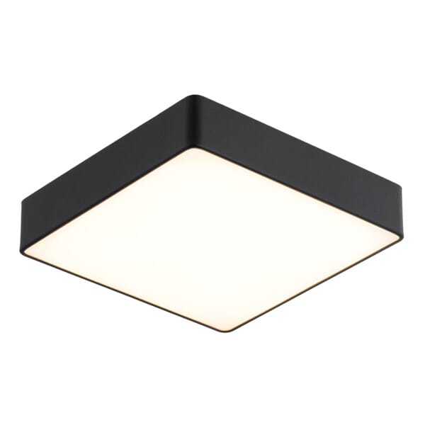 Plafon nowoczesny 2xE27 kwadratowy ONTARIO 654 czarny - Argon