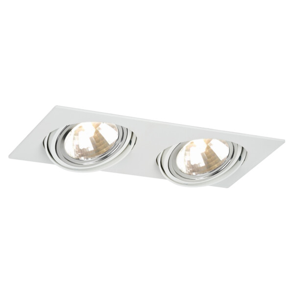 Lampa wpuszczana OLIMP 785 biała 2xG9 stropowa - Argon