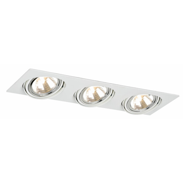 Lampa wpuszczana OLIMP 1327 biała 3xG9 stropowa - Argon