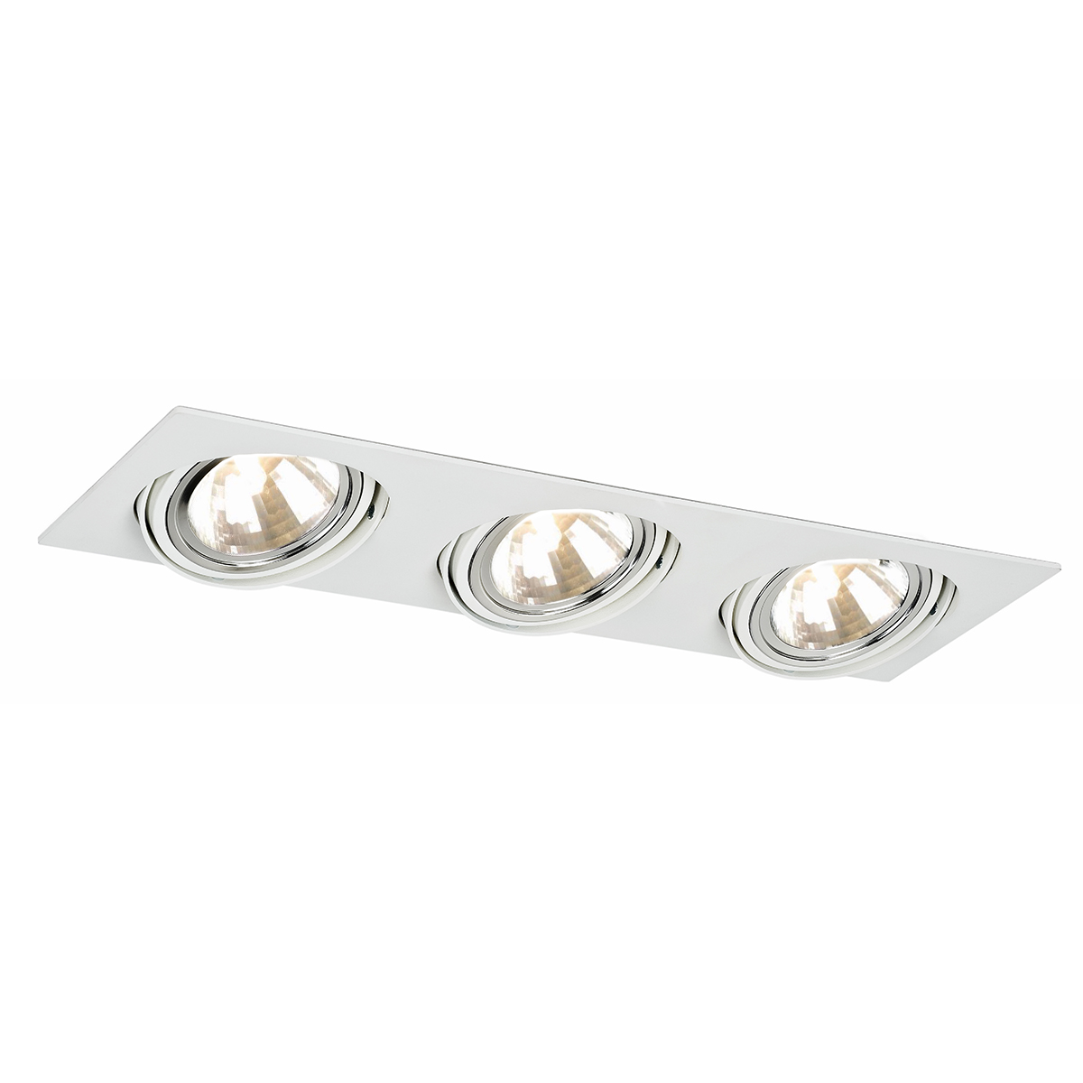 Lampa wpuszczana OLIMP 1327 biała 3xG9 stropowa - Argon