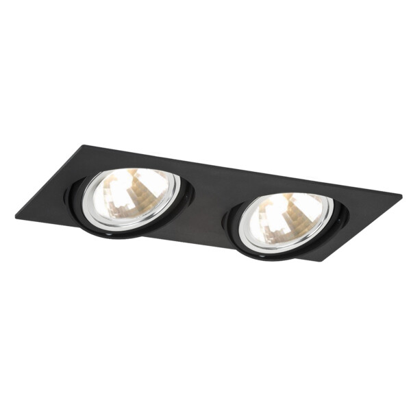 Lampa wpuszczana OLIMP 787 czarna 2xG9 stropowa - Argon
