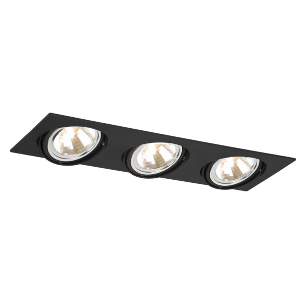 Lampa wpuszczana OLIMP 1329 czarna 3xG9 stropowa - Argon