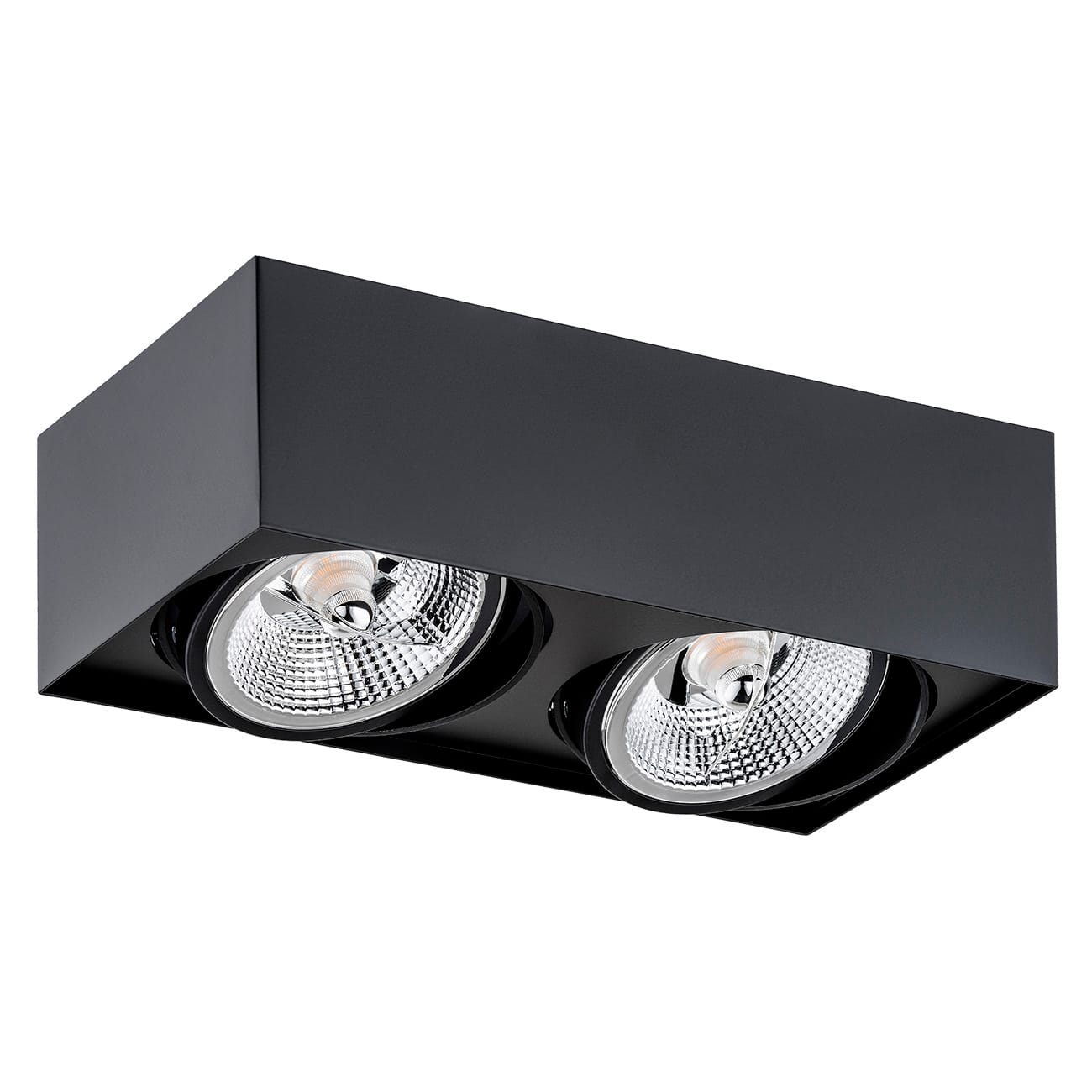 Oprawa sufitowa nowoczesna RODOS PLUS 1049 GU10x2 czarna - Argon - obrazek 2