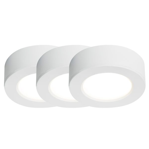 Lampa sufitowa Oprawa podtynkowa KITCHENIO NORDLUX 3x2W Moduł LED Biały Tworzywo NO2015460101 - Nordlux