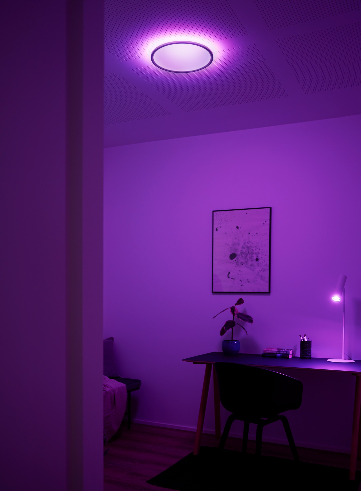 Lampa sufitowa Liva Smart Nordlux 1xModuł LED Tworzywo sztuczne Biały NO2110826101 - Nordlux - obrazek 8