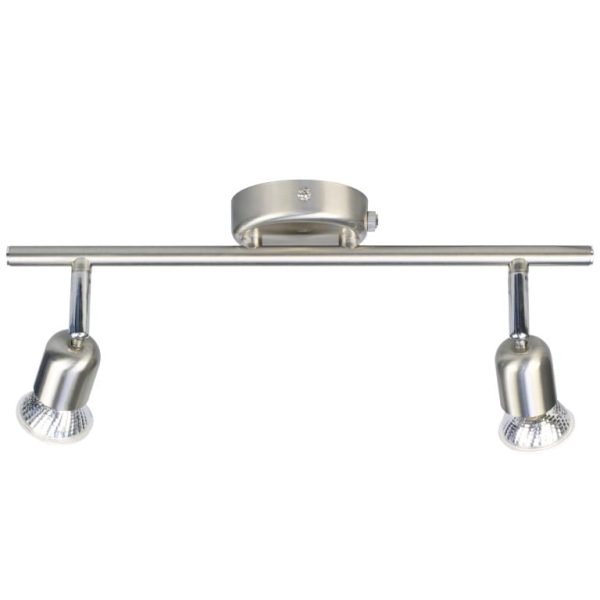 Lampa sufitowa AVENUE Nordlux 2xGU10 10W Metal Stal szczotkowana NO2113180132 - Nordlux