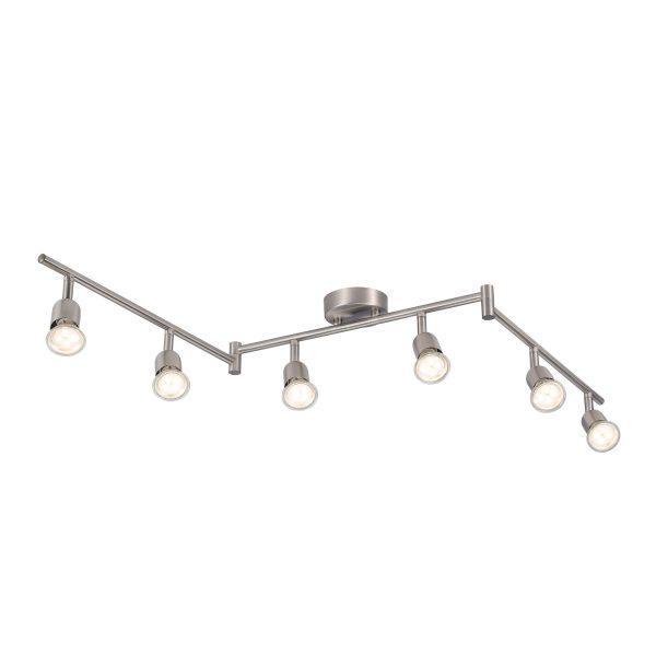 Lampa sufitowa AVENUE Nordlux 6xGU10 35W Metal Stal szczotkowana NO2113210132 - Nordlux