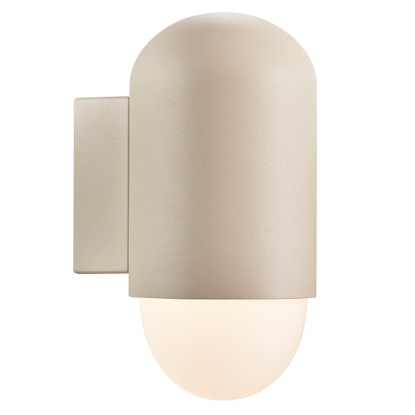 Lampa ścienna HEKA 1xE27 60W Aluminium Beżowy NO2118211008 - Nordlux