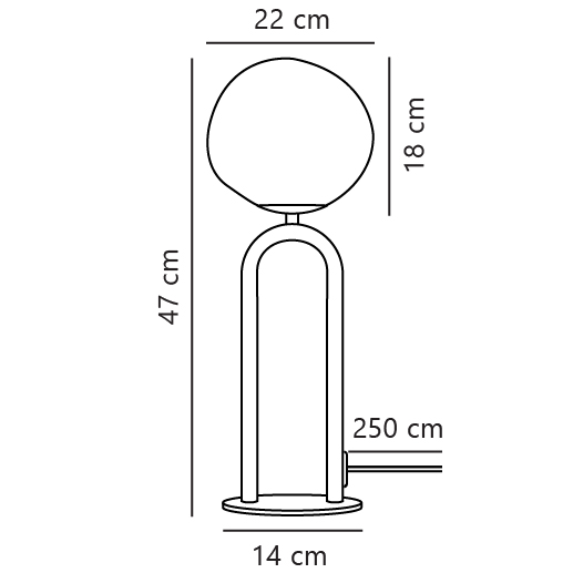 Lampa stołowa SHAPES NO2120055035 - Design for the people - obrazek 8
