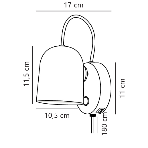 Kinkiet nowoczesny ANGLE NO2120601010 - Nordlux - obrazek 5