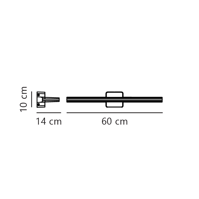 Lampa ścienna TINIA Nordlux 1xModuł LED Metal Czarny NO2210141003 - Nordlux - obrazek 7