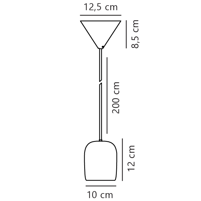 Lampa wisząca NOTTI Nordlux 1xE27 25W Metal Czarny NO2213073003 - Nordlux - obrazek 5