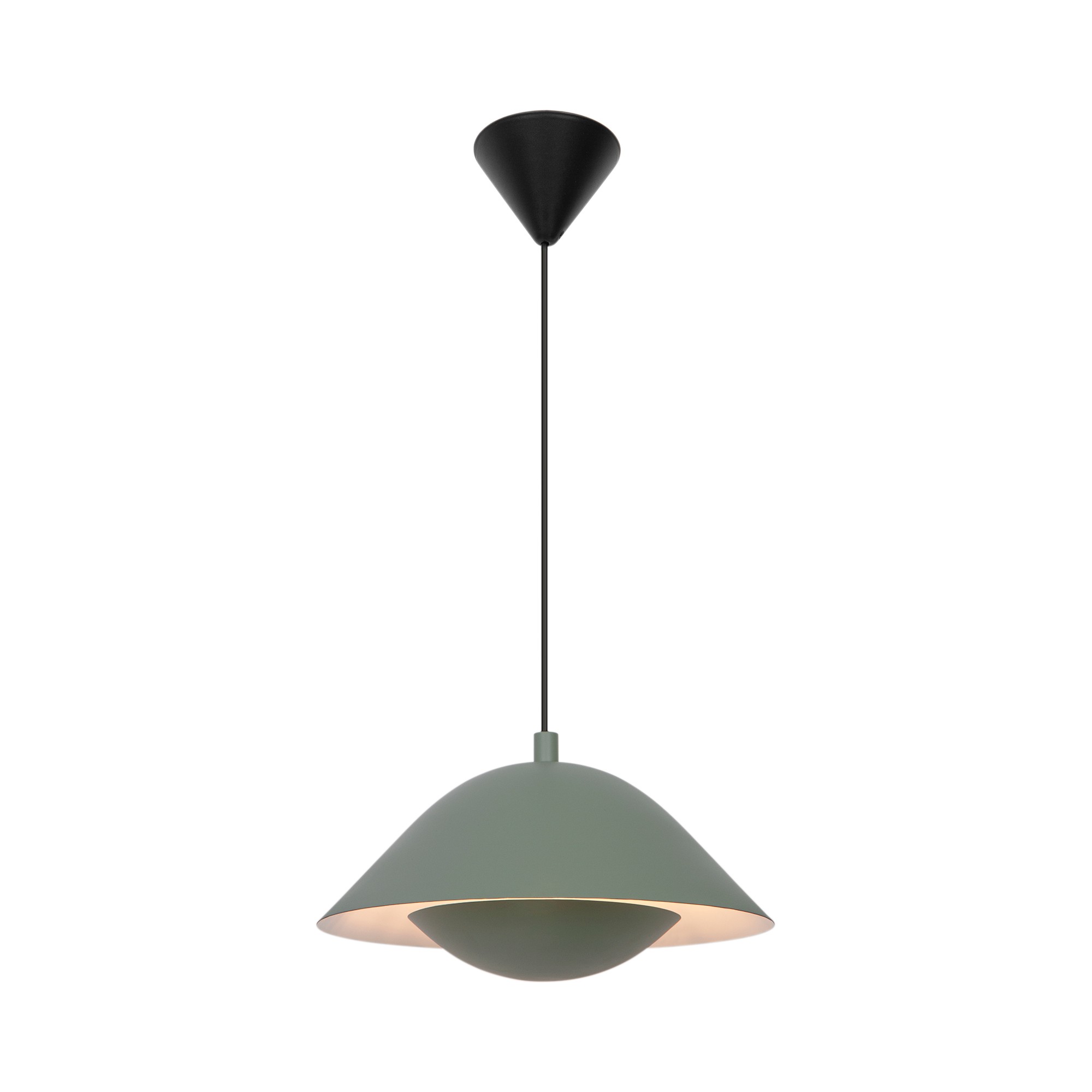 Lampa wisząca FREYA Nordlux 1xE27 40W Metal Zakurzona zieleń NO2213083023 - Nordlux