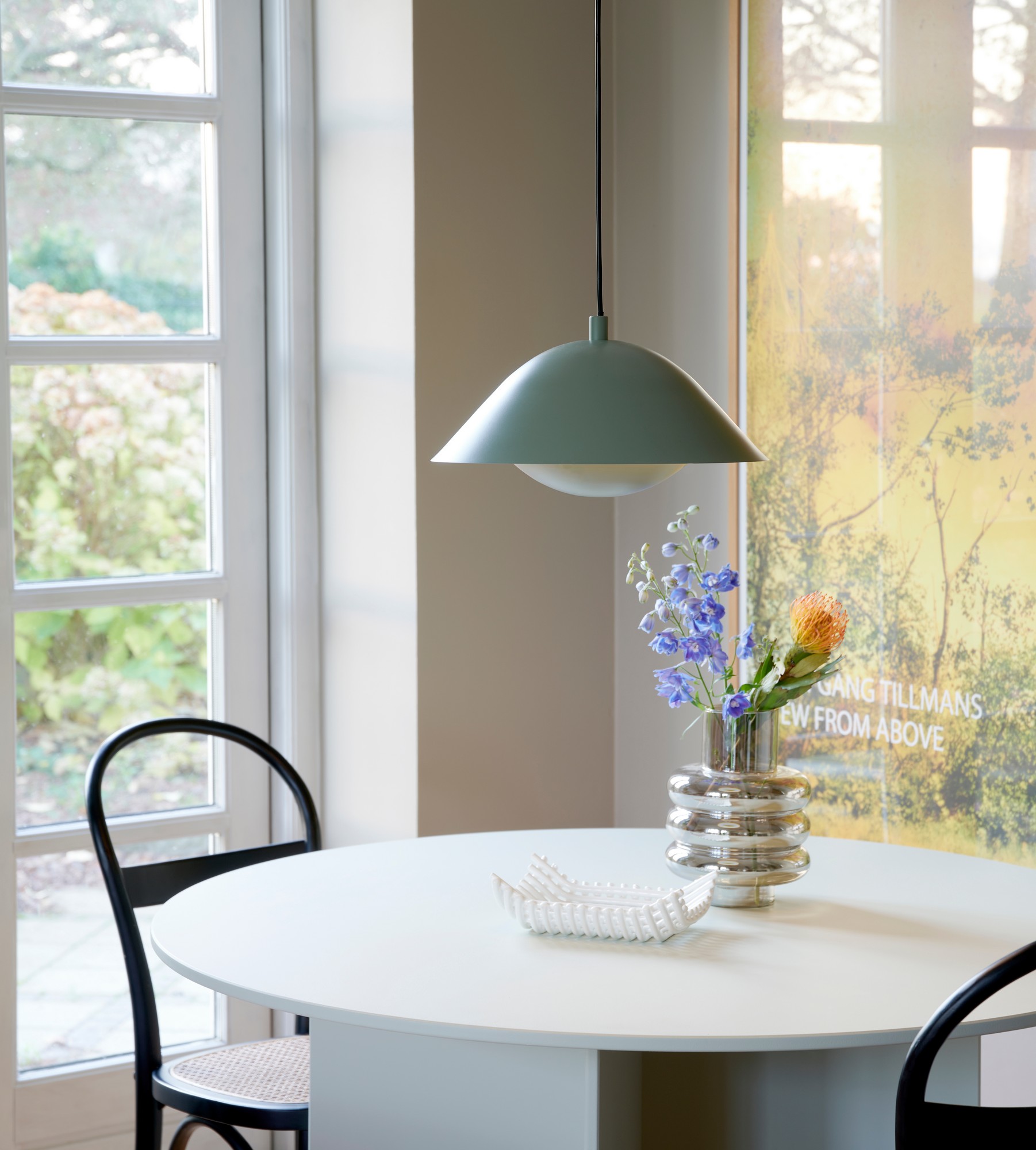 Lampa wisząca FREYA Nordlux 1xE27 40W Metal Zakurzona zieleń NO2213083023 - Nordlux - obrazek 2