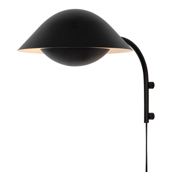 Lampa ścienna FREYA Nordlux 1xE14 40W Metal Czarny NO2213101003 - Nordlux