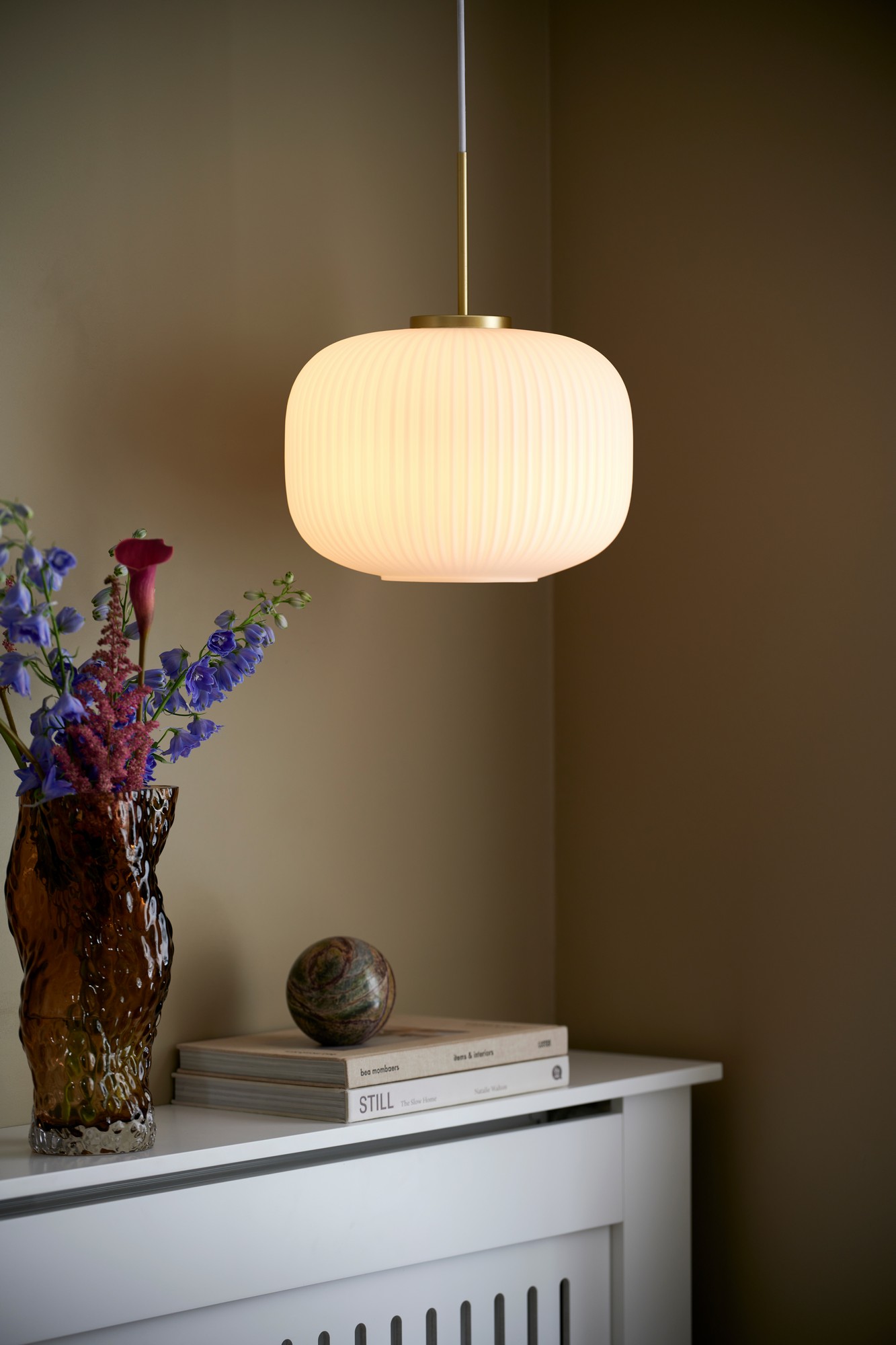 Lampa wisząca MILFORD Nordlux 1xE27 40W Szkło Biały NO2213213001 - Nordlux - obrazek 2