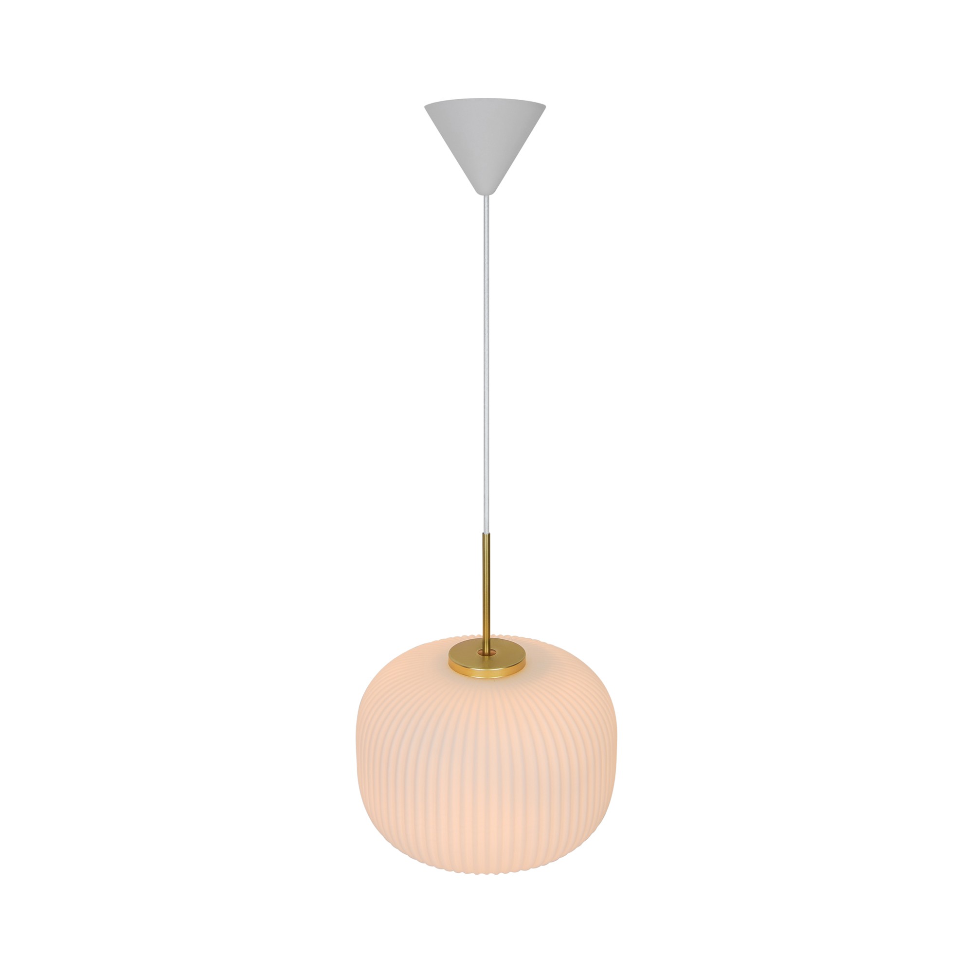 Lampa wisząca MILFORD Nordlux 1xE27 40W Szkło Biały NO2213213001 - Nordlux - obrazek 4