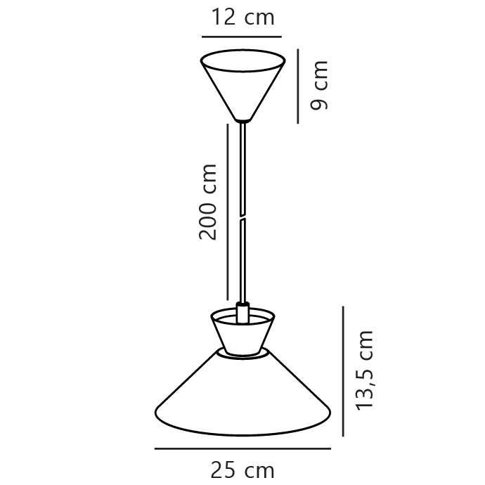 Lampa wisząca DIAL Nordlux 1xE27 40W Metal Biały NO2213333001 - Nordlux - obrazek 5