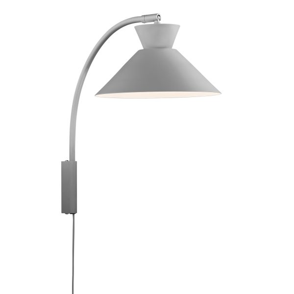 Lampa ścienna DIAL Nordlux 1xE27 40W Metal Szary NO2213371010 - Nordlux