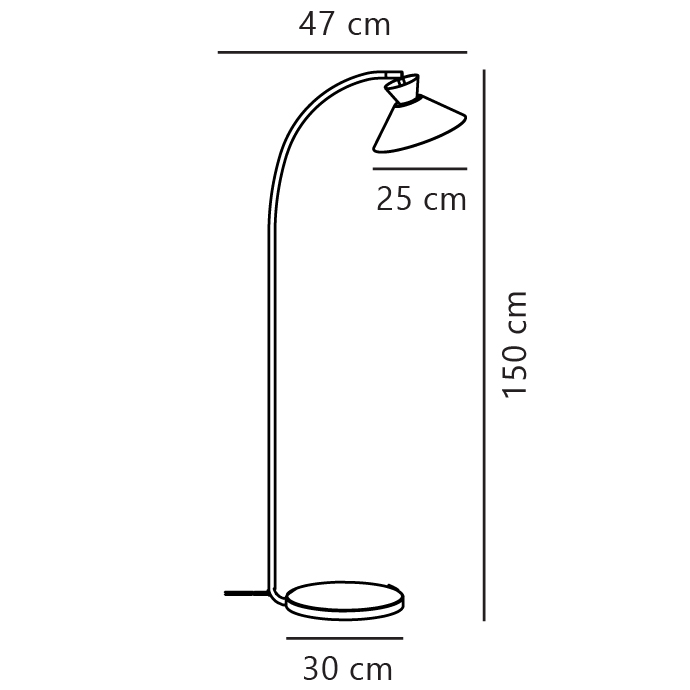 Lampa podłogowa DIAL Nordlux 1xE27 40W Metal Czarny NO2213394003 - Nordlux - obrazek 6