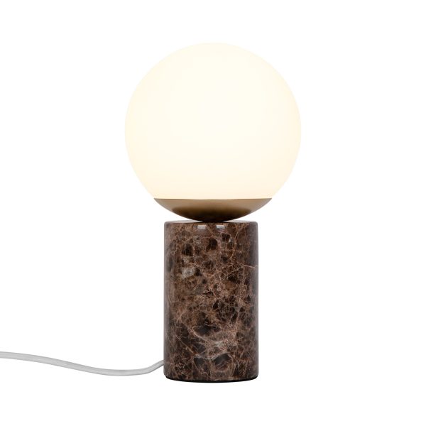 Lampa stołowa LILLY Nordlux 1xE14 25W Szkło Brązowy NO2213575018 - Nordlux
