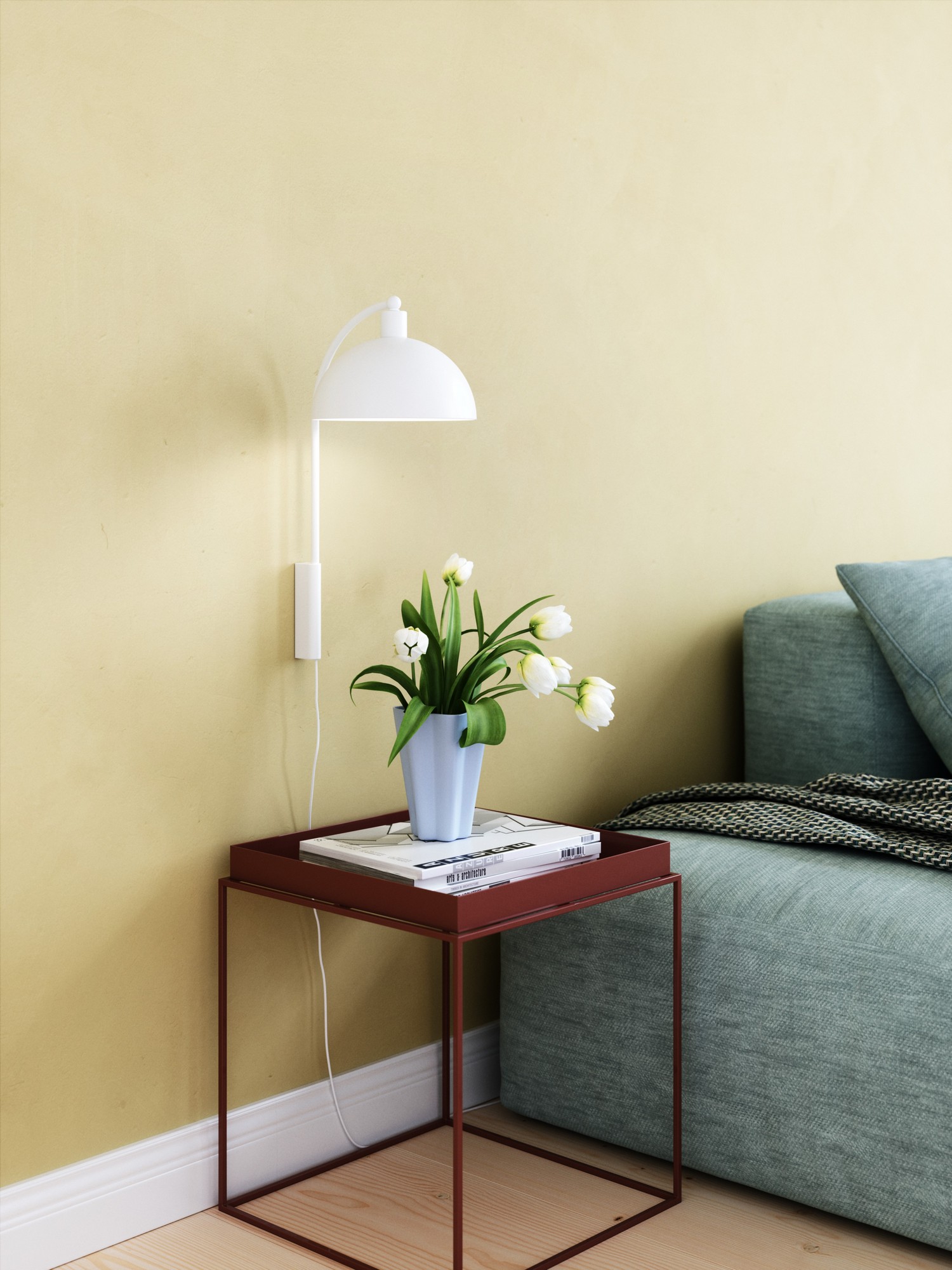 Lampa ścienna ELLEN Nordlux 1xE14 40W Metal Biały NO2213721001 - Nordlux - obrazek 2