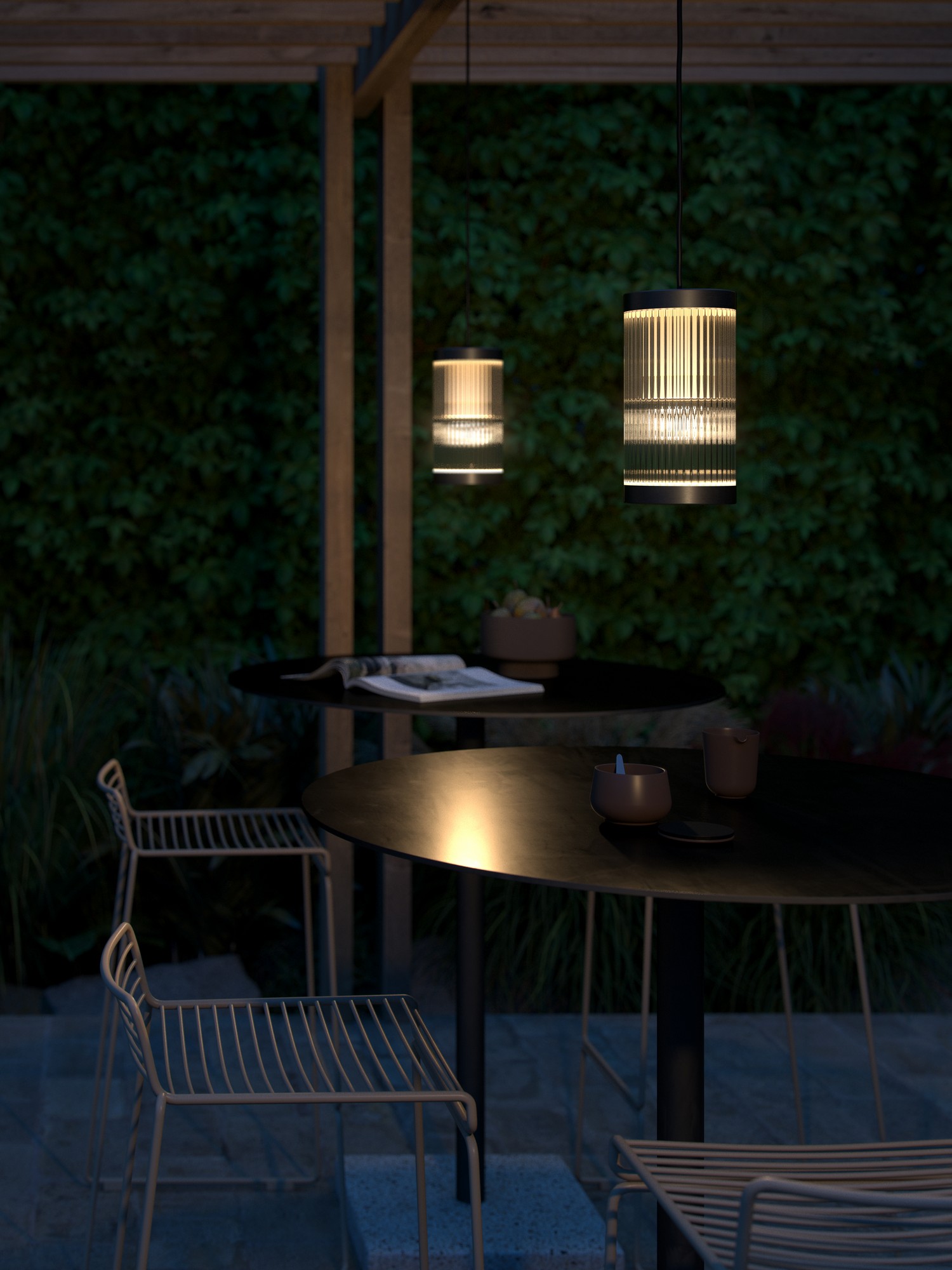 Lampa wisząca COUPAR Nordlux 1xE27 25W Tworzywo sztuczne Czarny NO2218053003 - Nordlux - obrazek 2