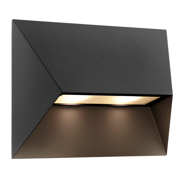 Lampa ścienna PONTIO Nordlux 2xGU10 25W Aluminium Czarny NO2218191003 - Nordlux