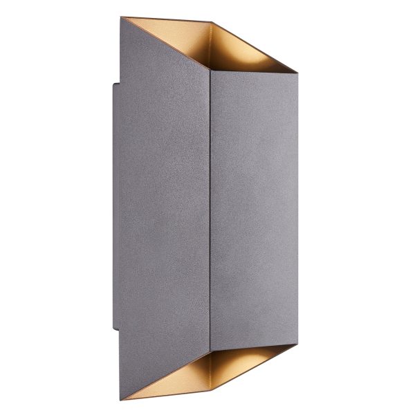 Lampa ścienna NICO Nordlux 2xGU10 35W Aluminium Antracyt NO2218221050 - Nordlux