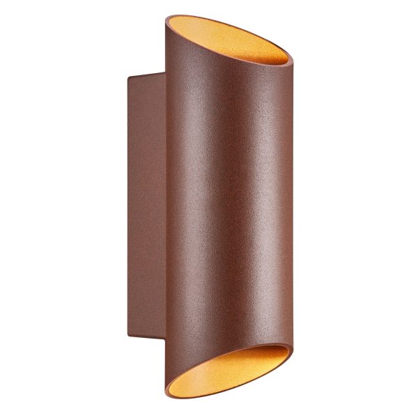 Lampa ścienna NICO Nordlux 2xGU10 35W Aluminium Zardzewiały NO2218231009 - Nordlux
