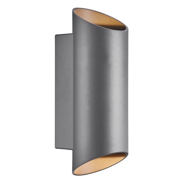 Lampa ścienna NICO Nordlux 2xGU10 35W Aluminium Antracyt NO2218231050 - Nordlux