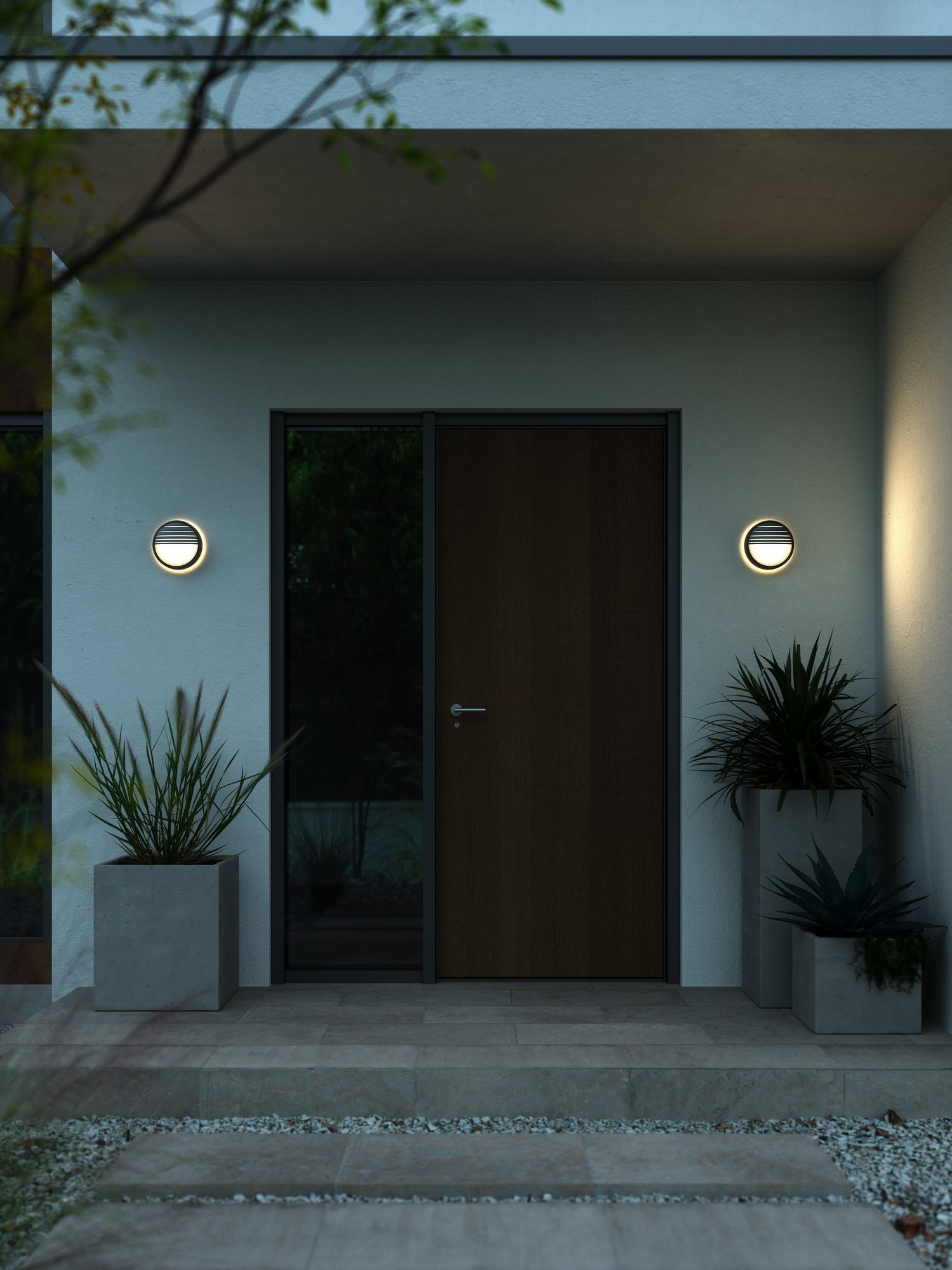 Lampa ścienna OLIVER Nordlux 1xModuł LED Tworzywo sztuczne Czarny NO2218261003 - Nordlux - obrazek 4