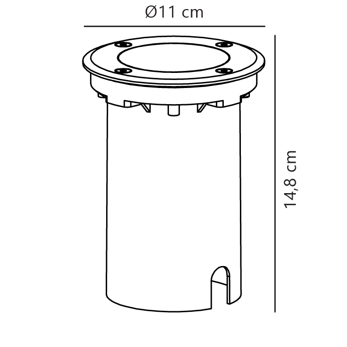 Lampa wpuszczana hermetyczna Andor NO2218400034 - Nordlux - obrazek 4