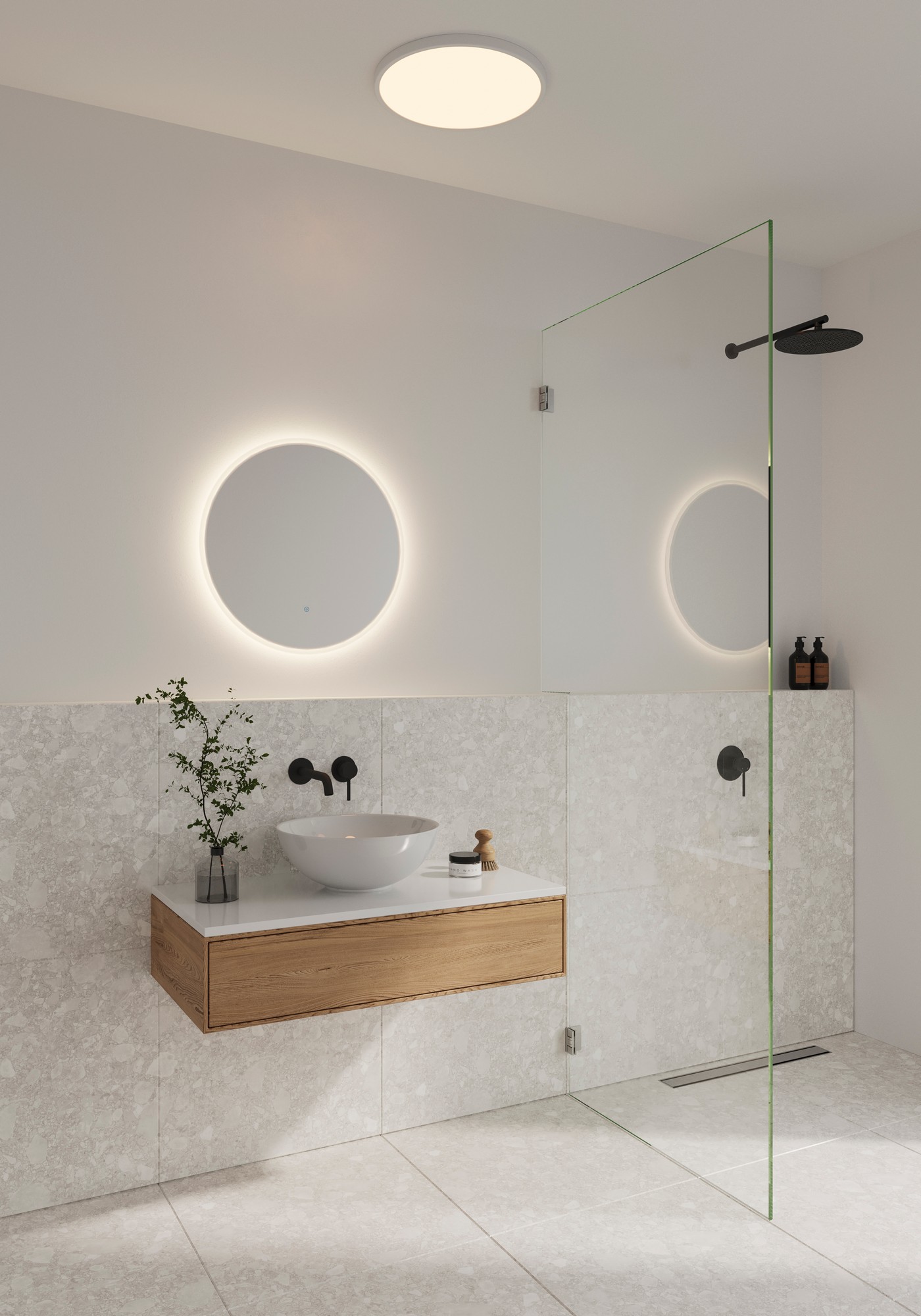 Lampa ścienna lustro podświetlane DOVINA Nordlux 1xModuł LED Szkło Przeźroczysty NO2310251000 - Nordlux - obrazek 2
