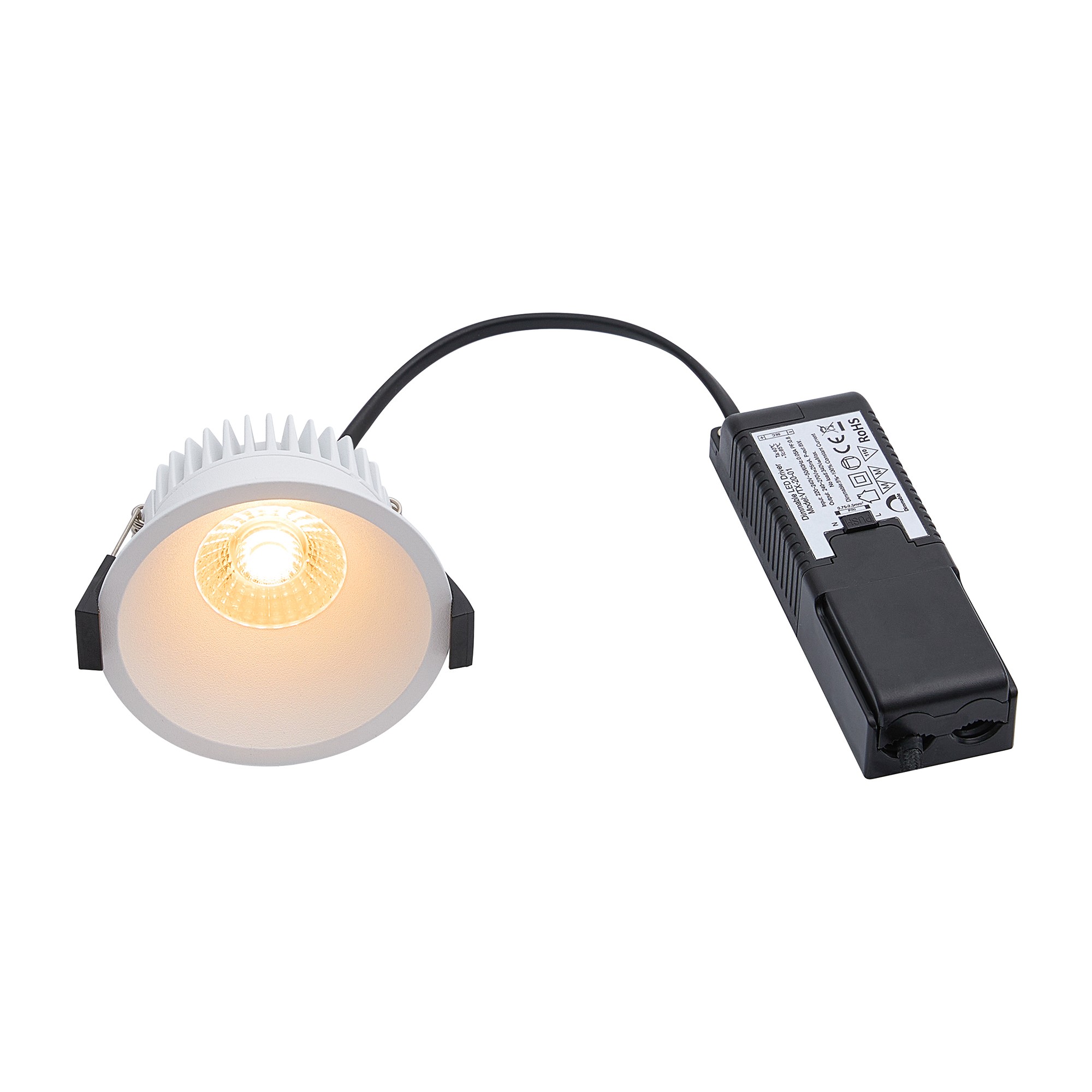 Oprawy podtynkowa ALBRIC Nordlux 1xModuł LED Aluminium Biały NO2310340001 - Nordlux - obrazek 2