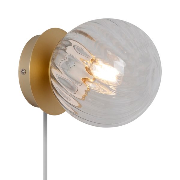 Lampa ścienna CHISELL Nordlux 1xE14 25W Metal Mosiądz NO2312111035 - Nordlux