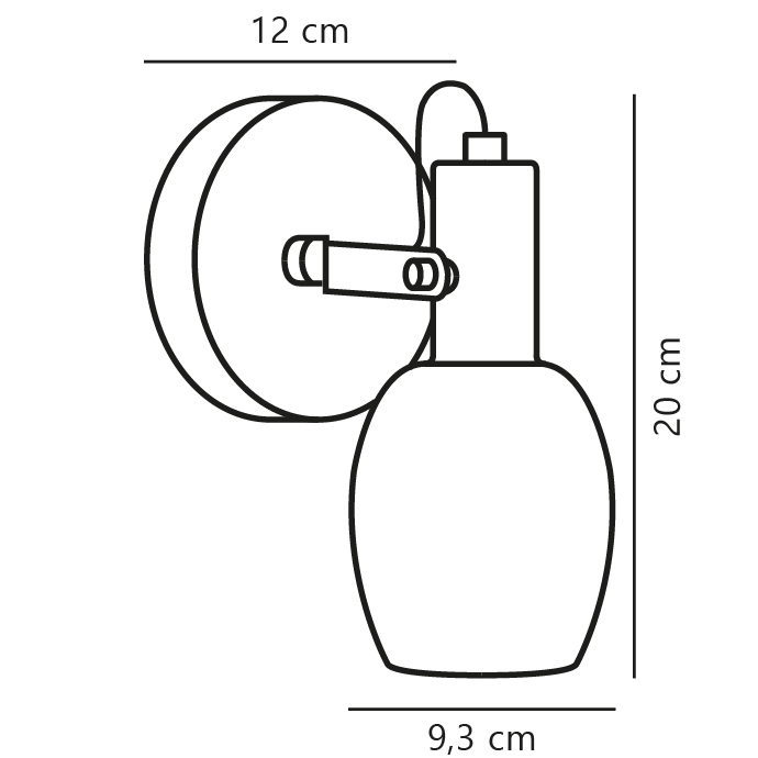 Lampa ścienna ARILD Nordlux 1xE14 40W Metal Czarny NO2312291003 - Nordlux - obrazek 7