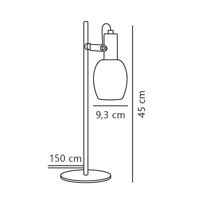 Lampa stołowa ARILD Nordlux 1xE14 40W Metal Czarny NO2312305003 - Nordlux - obrazek 7