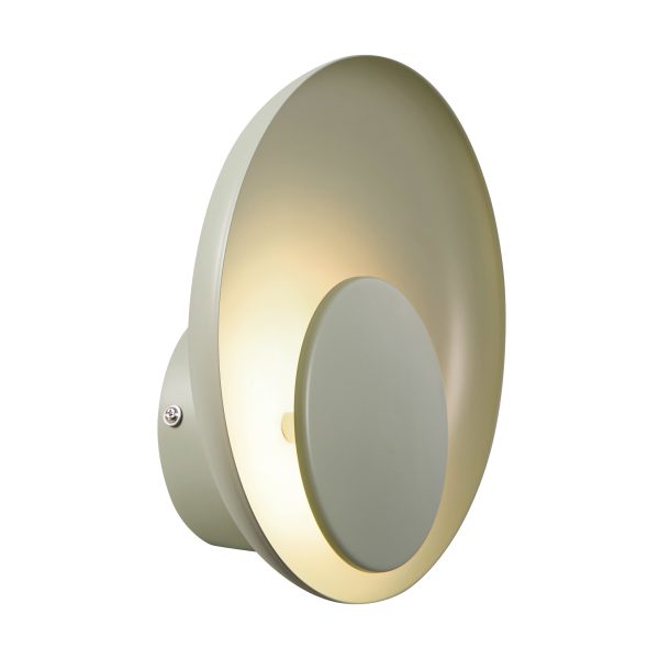Lampa ścienna MARSI Nordlux 1xModuł LED  Metal Zakurzona zieleń NO2312351023 - Nordlux