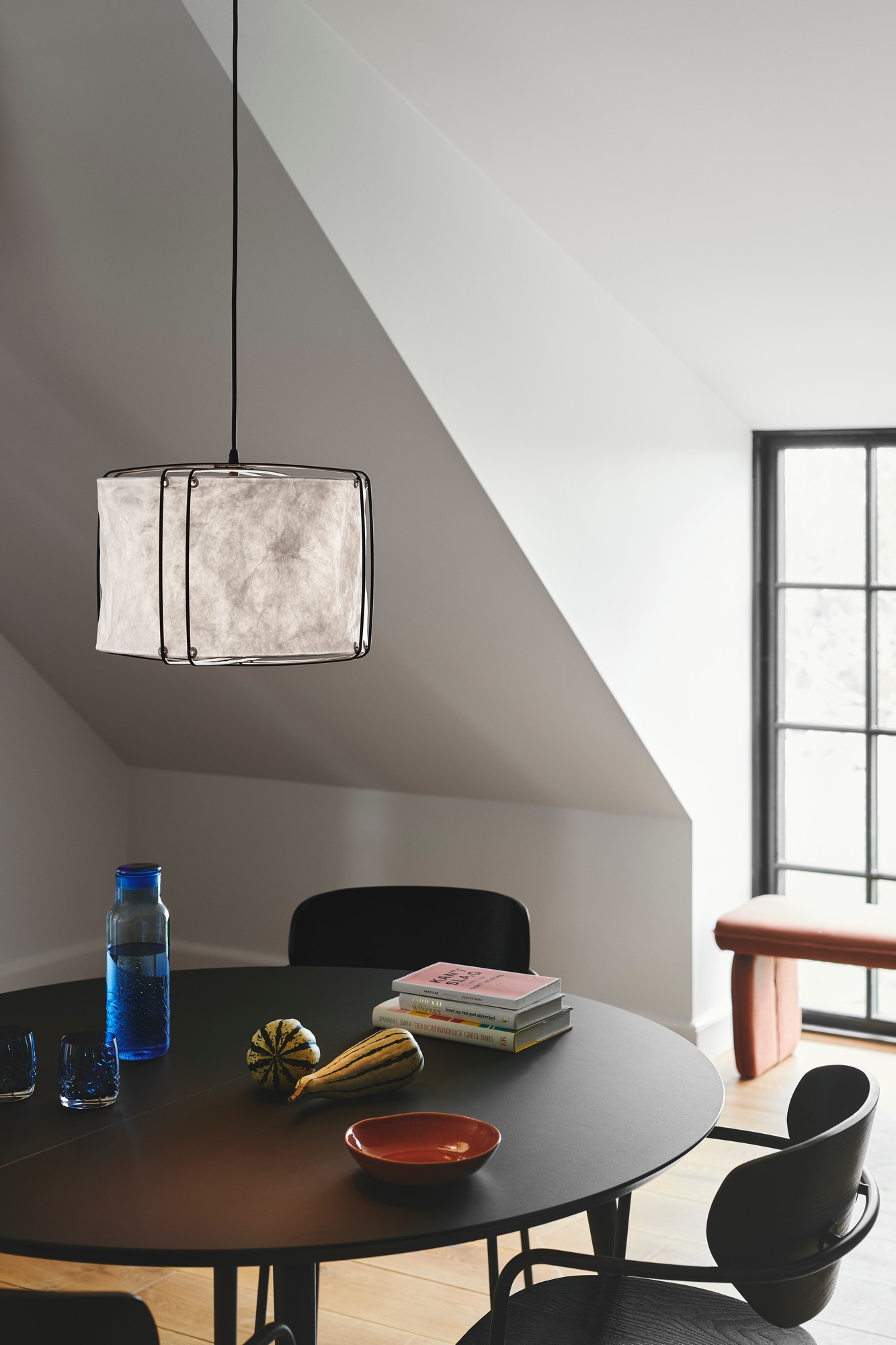 Lampa wisząca CARDINE Nordlux 1xE27 60W Papier Biały NO2312403001 - Nordlux - obrazek 4