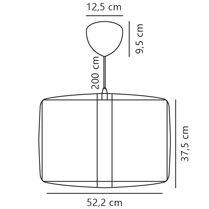 Lampa wisząca CARDINE Nordlux 1xE27 60W Papier Biały NO2312423001 - Nordlux - obrazek 7