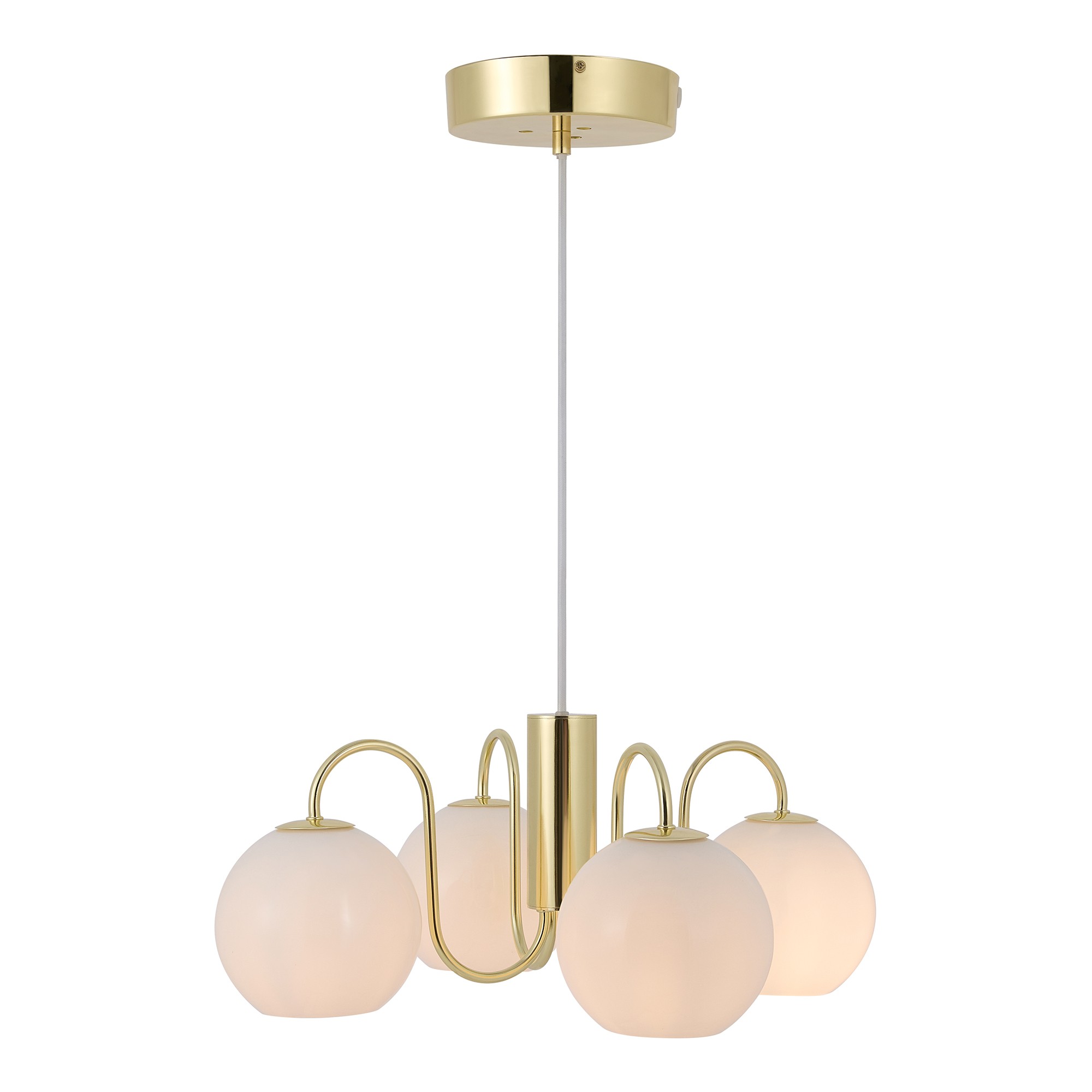 Lampa wisząca FRANCA Nordlux 4xE14 40W Metal Mosiądz NO2312543035 - Nordlux - obrazek 6