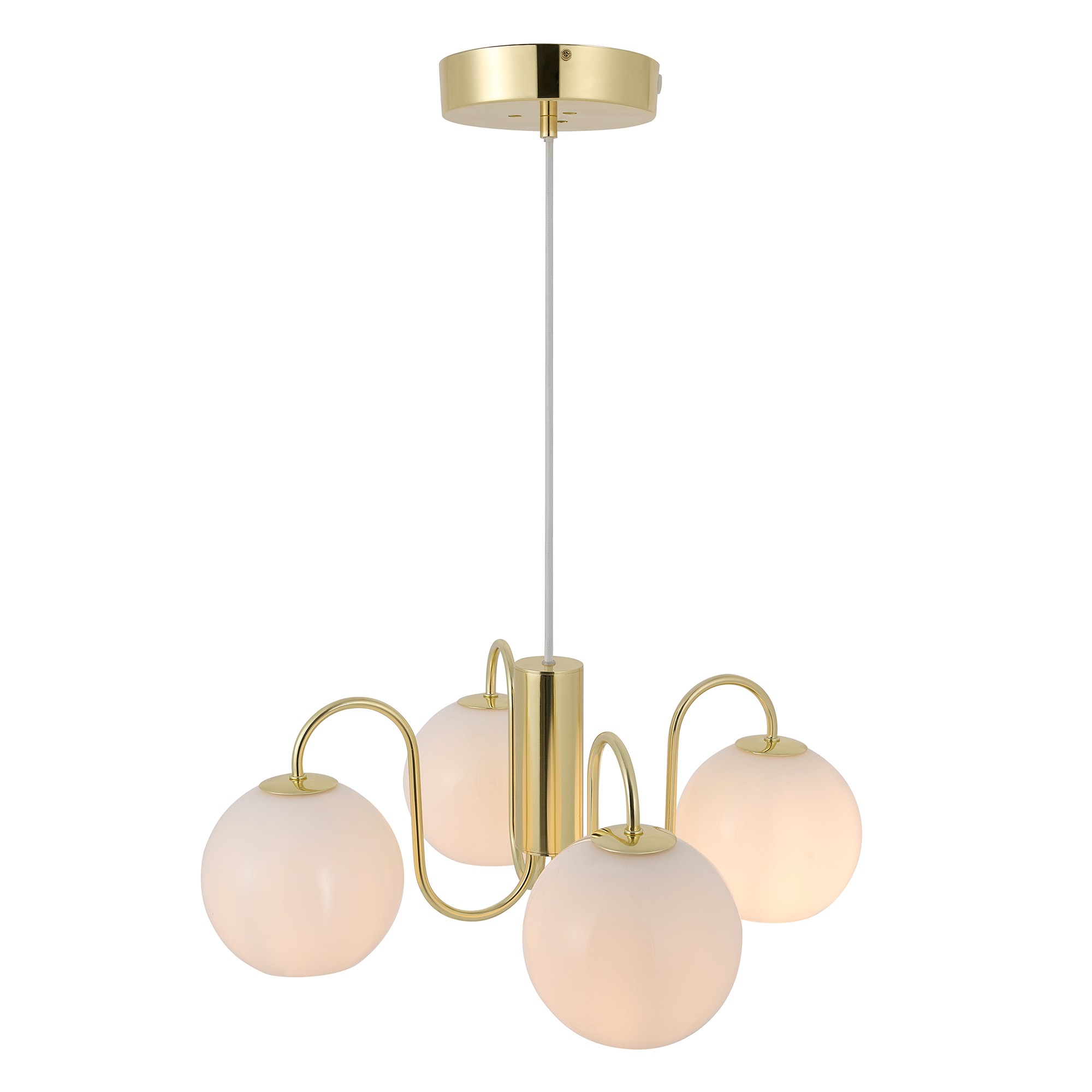 Lampa wisząca FRANCA Nordlux 4xE14 40W Metal Mosiądz NO2312543035 - Nordlux - obrazek 8