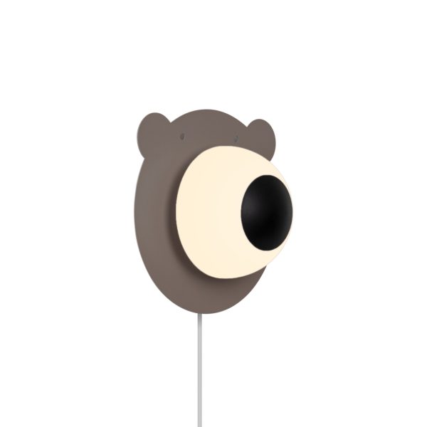 Lampa ścienna BRUNA BEAR Nordlux 1xE14 25W Metal Brązowy NO2312951018 - Nordlux