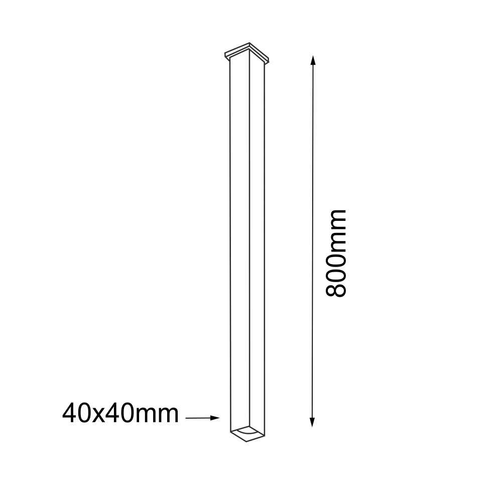 Plafon Doha - Czarny IP44 (800 mm) 8076 - Antigo - obrazek 2