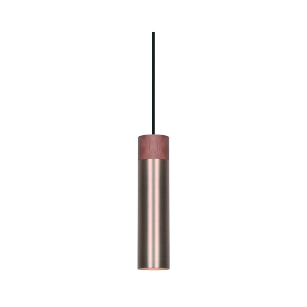 Lampa wisząca mosiężna z drewnianym detalem GU10 Tilo NO2410453035 - Nordlux